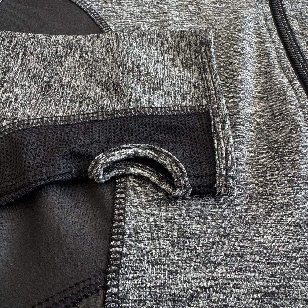 Catherine Malandrino Athletic Running jacket SZ L black & gray - Picture 4 of 12